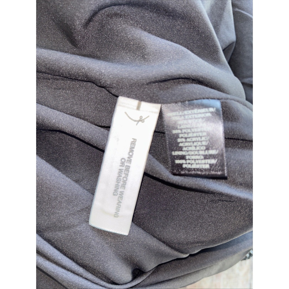 Ann Taylor Skirt Black White Size 8 PETITE 8P Straight & Pencil Tweed Wool Blend - Picture 6 of 6